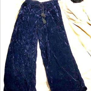 Earthbound trading Crushed velvet bottom